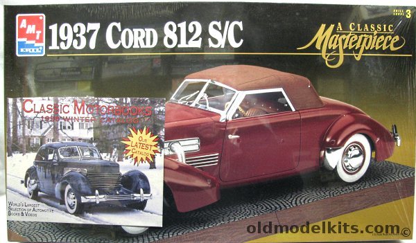 AMT 1/12 1937 Cord 812 SC, 8127 plastic model kit